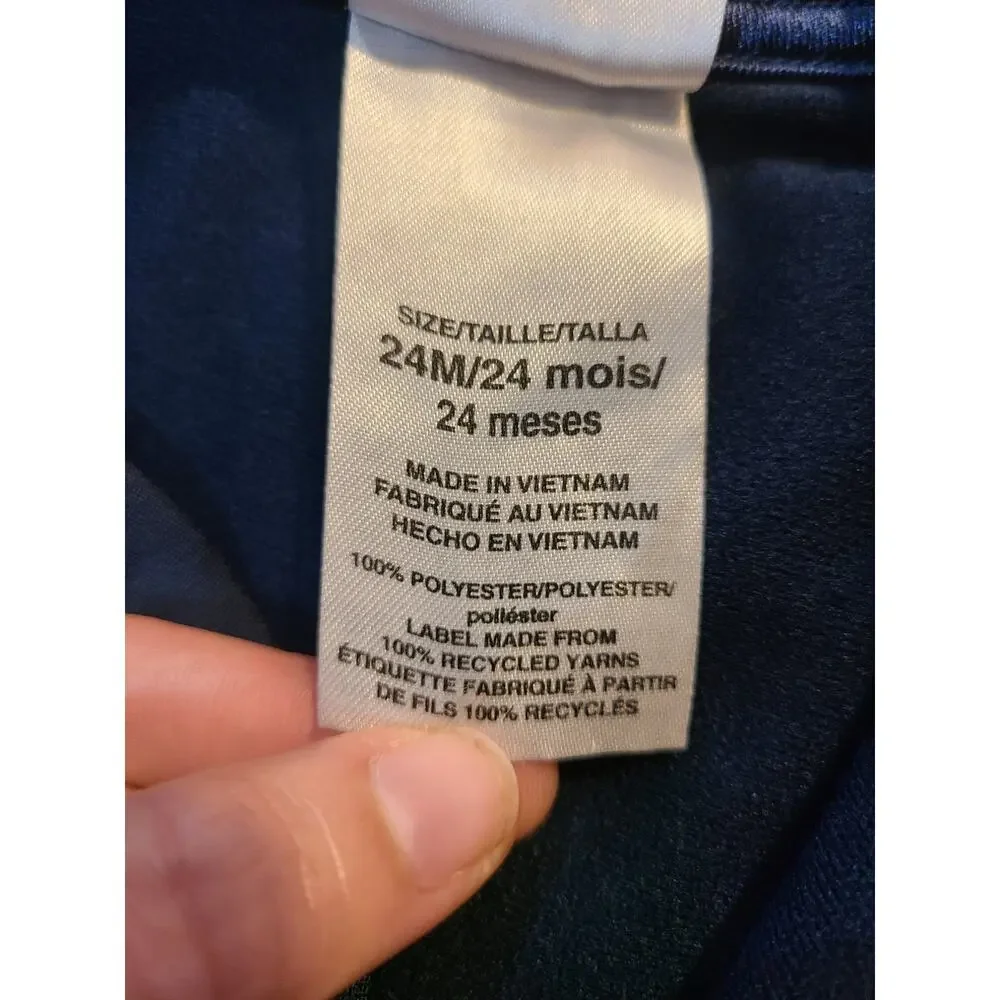 Adidas 24 month boys zip up thin jacket